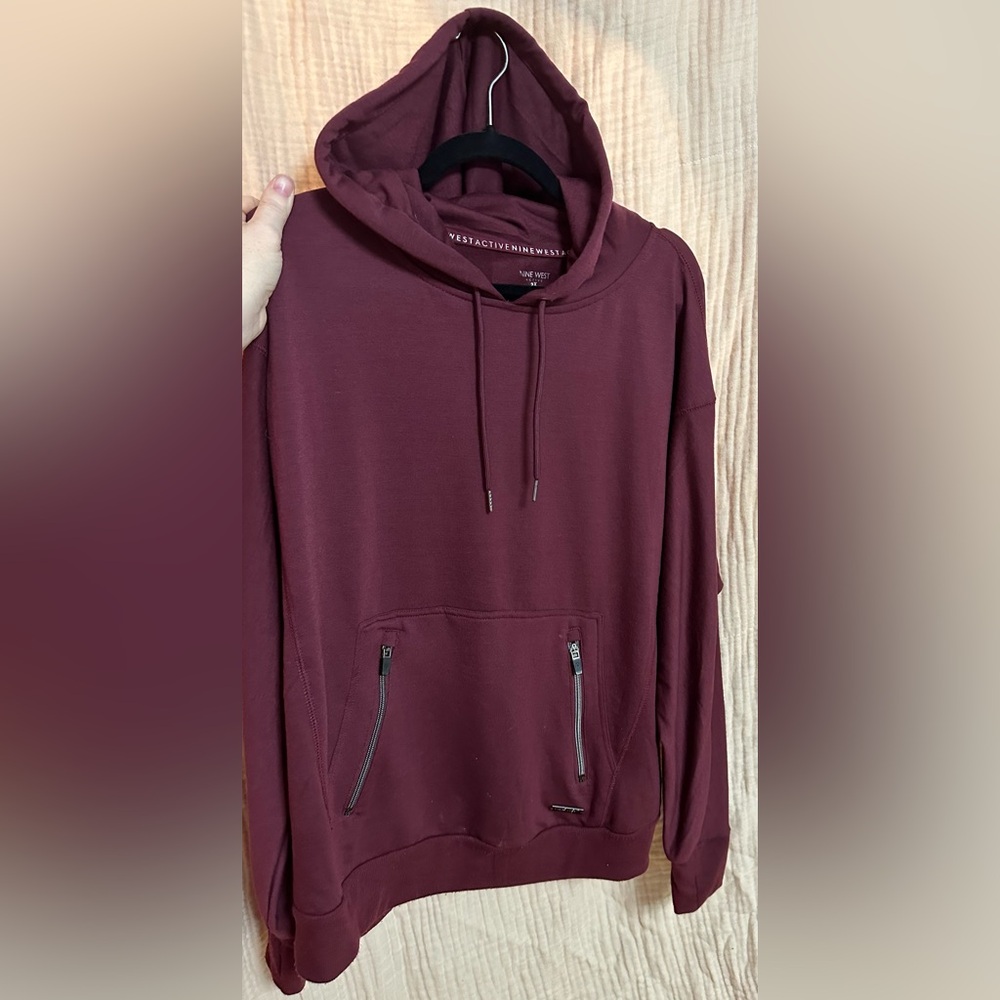Red Nine West Active sweatshirt with hood - Picture 6 of 6